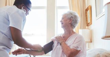 Care home resident and employee