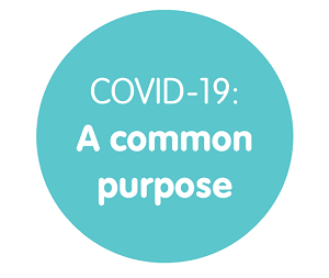 Covid blog badge