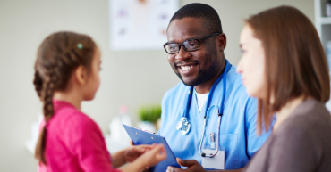 Child with a doctor